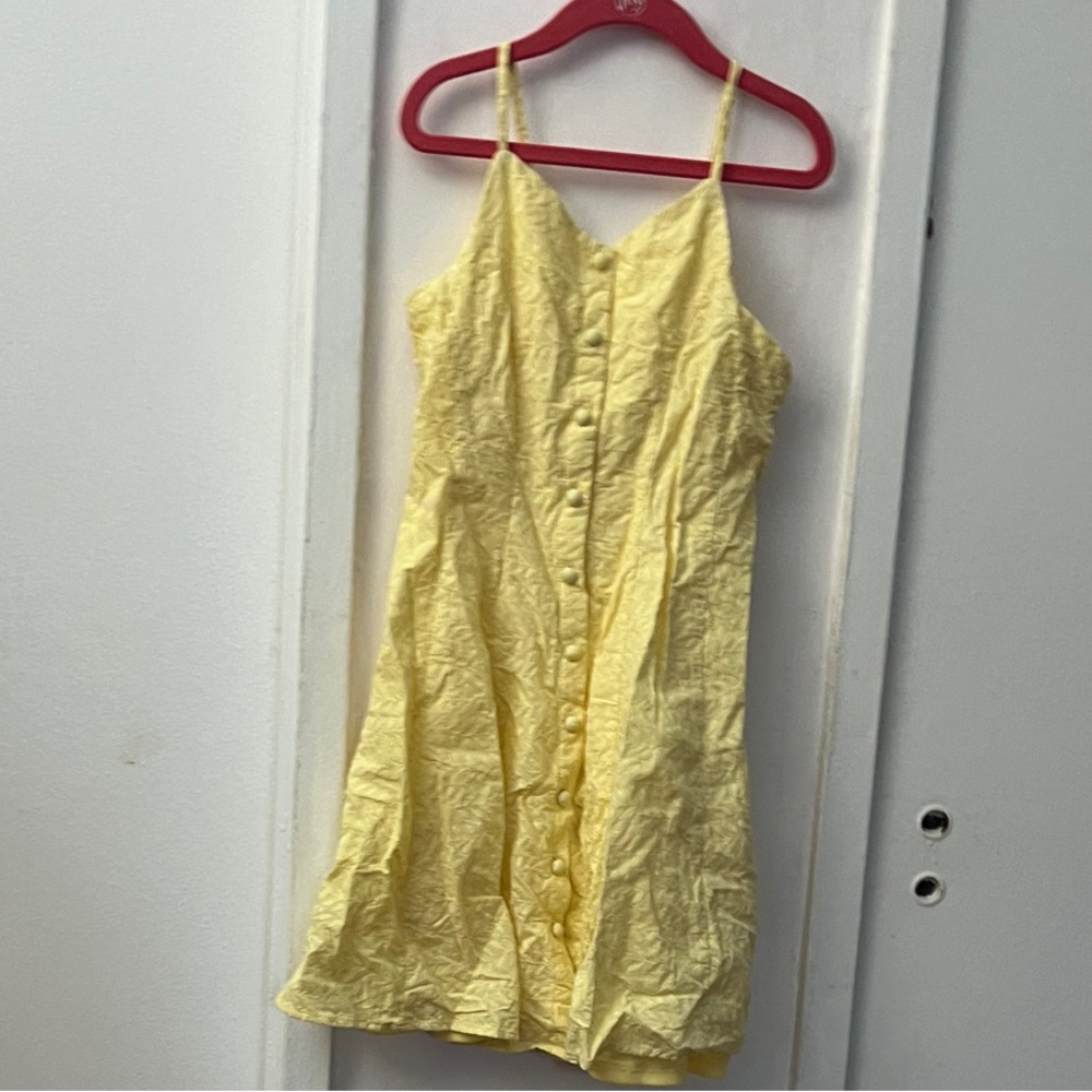 Charming Yellow Kids Casual Dress
